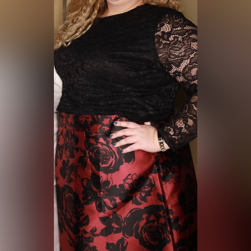 3X two-piece dress
